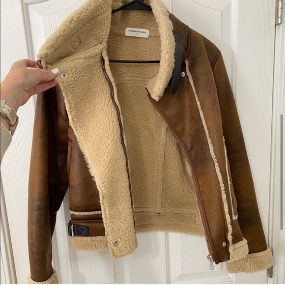 Faux shearling jacket - Picture 6 of 7